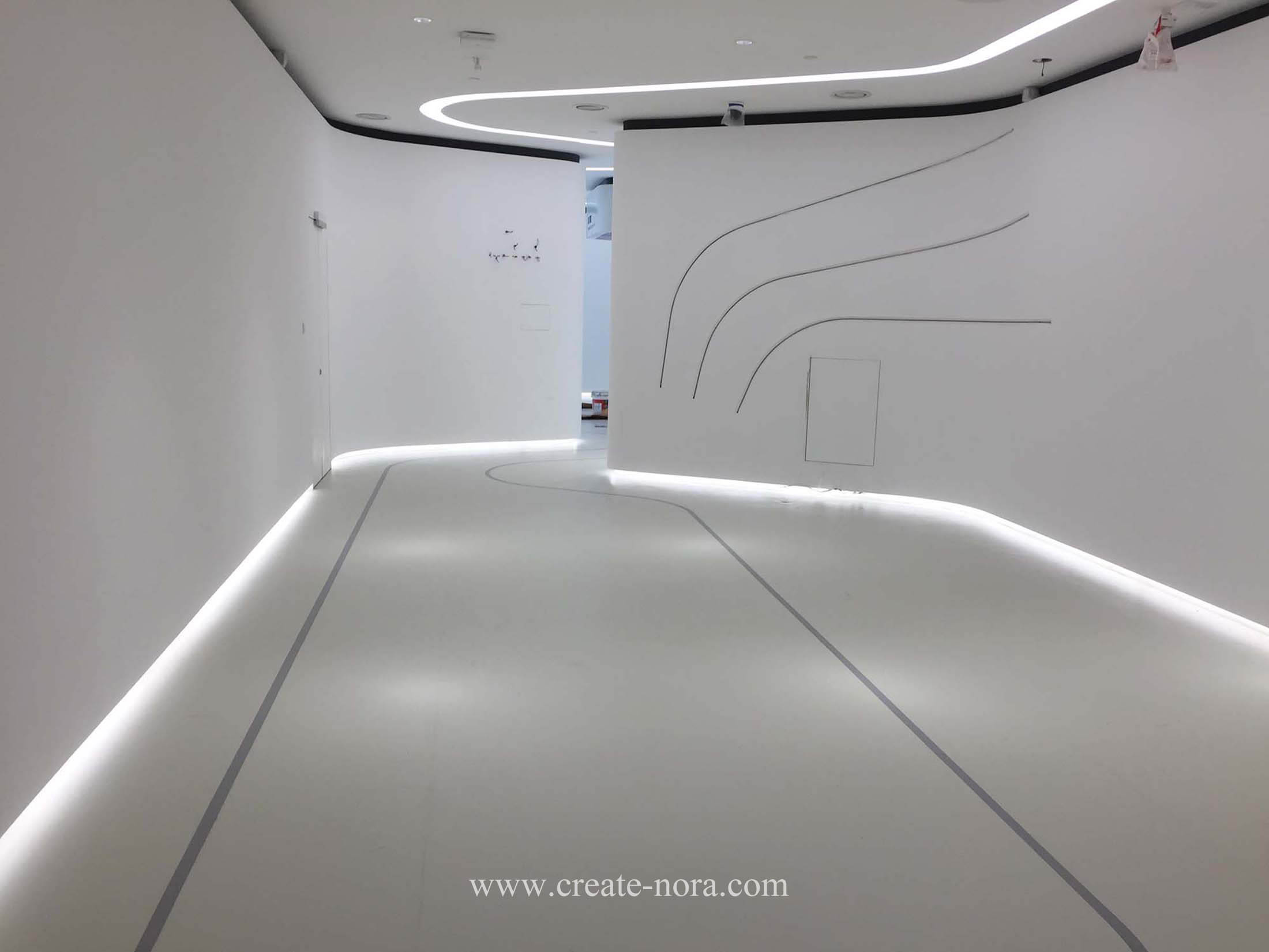 the photo of nora rubber flooring in Goldwind Exhisibition Center 1